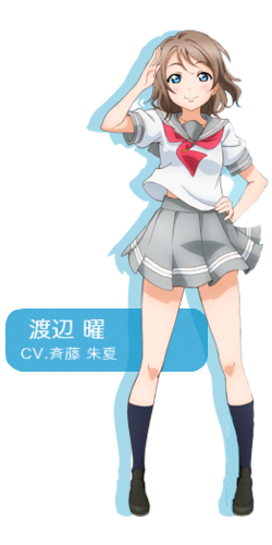 Anime girls, anime, -in-, Watanabe You, Love Live! Sunshine, HD phone  wallpaper | Peakpx